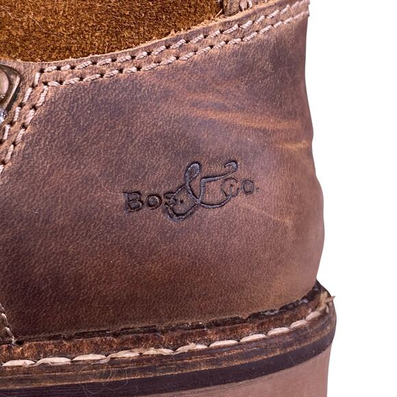 Boss & Co Women’s Caird Brown Leather Sherpa Lined Winter Boot Size 37 US 6/6.5 - Picture 10 of 14